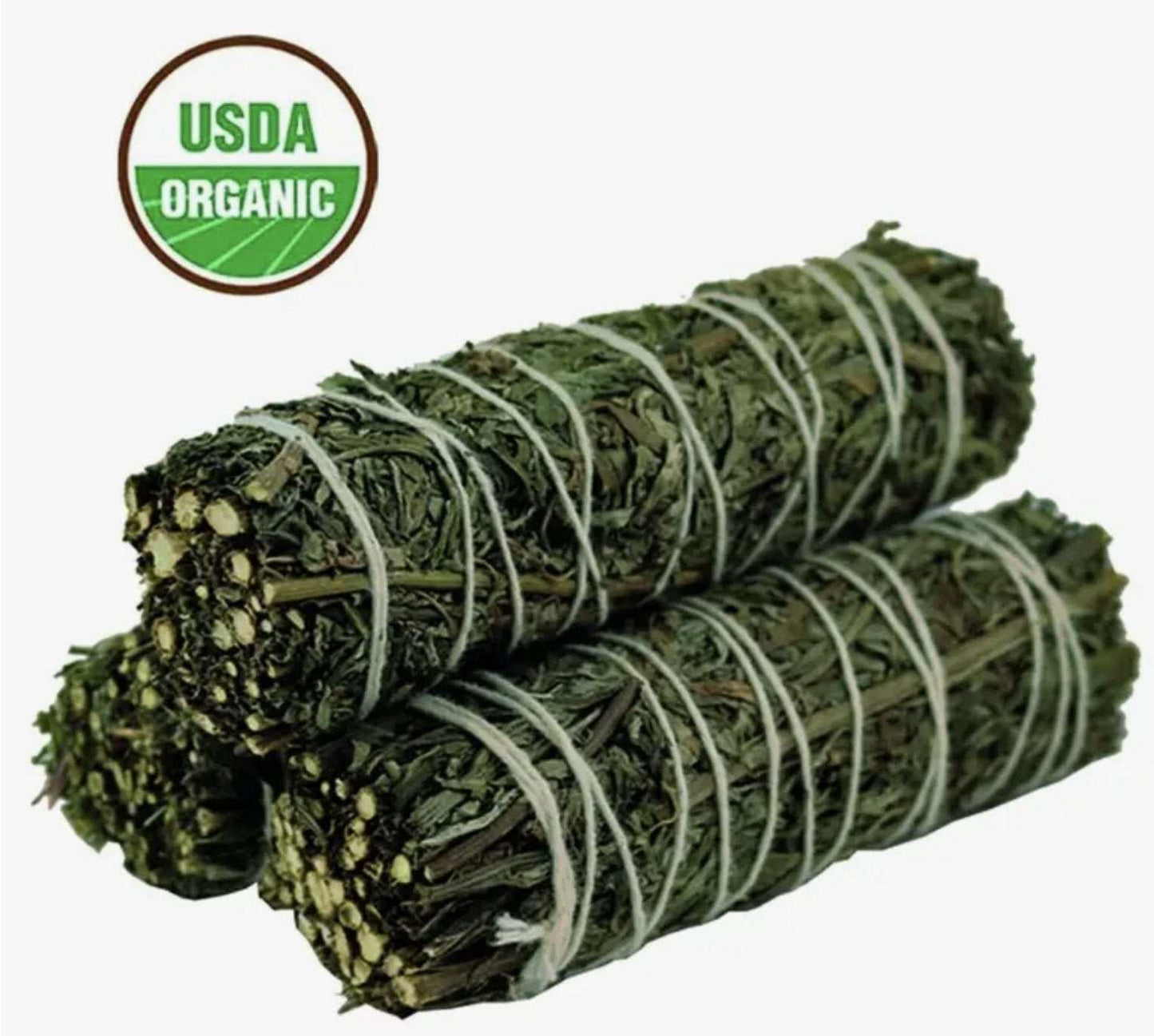 Mugwort Smudge Stick (4 in.) Sacred Crystals