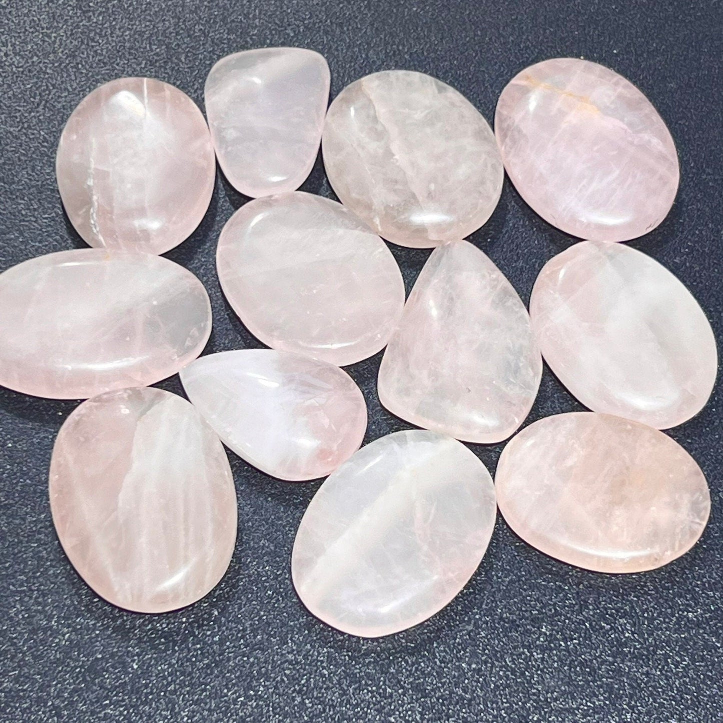 Pink Rose Quartz Crystal Cabochons Amazing Crystals