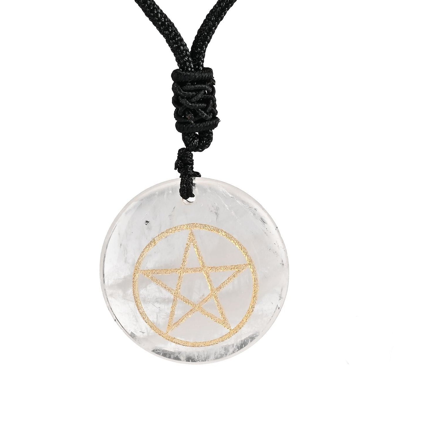 Pentacle Crystal Rope Necklaces Green Witch Creations