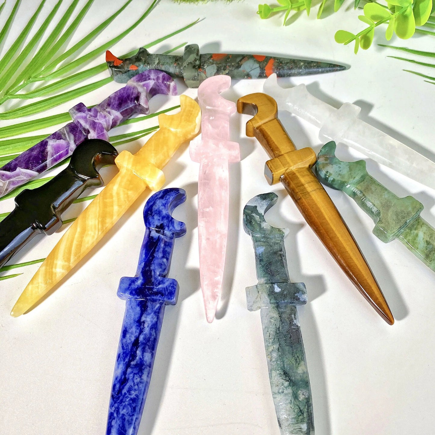 Crystal Athames Green Witch Creations