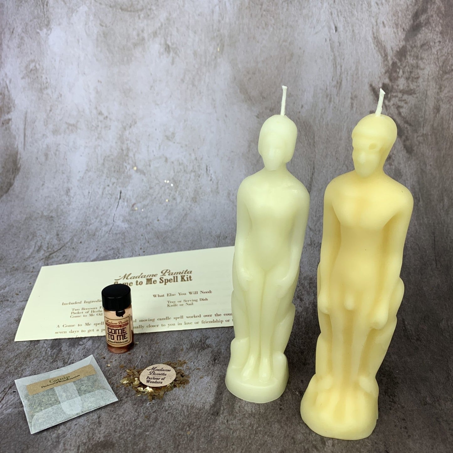 Come to Me Candle Spell Kit Human/Male Parlour of Wonders