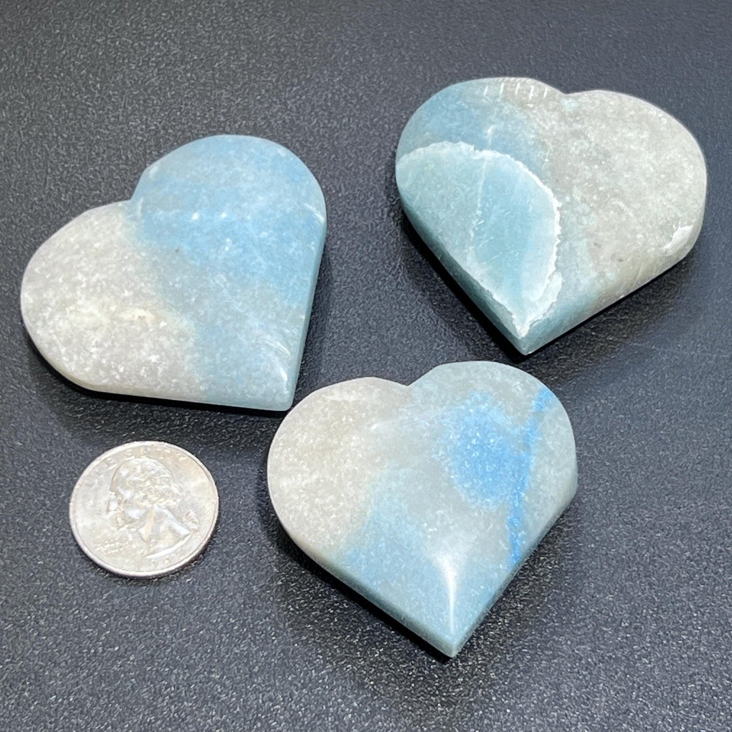Trolleite Heart Gemstone Decor Carving Supply - Solar Luxe Metaphysical Store