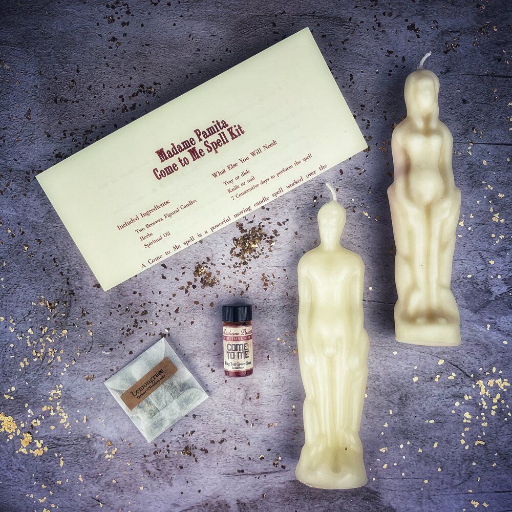 Come to Me Candle Spell Kit Male/Female Parlour of Wonders