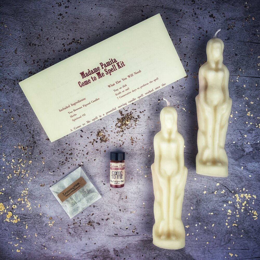 Come to Me Candle Spell Kit Female/Female Parlour of Wonders