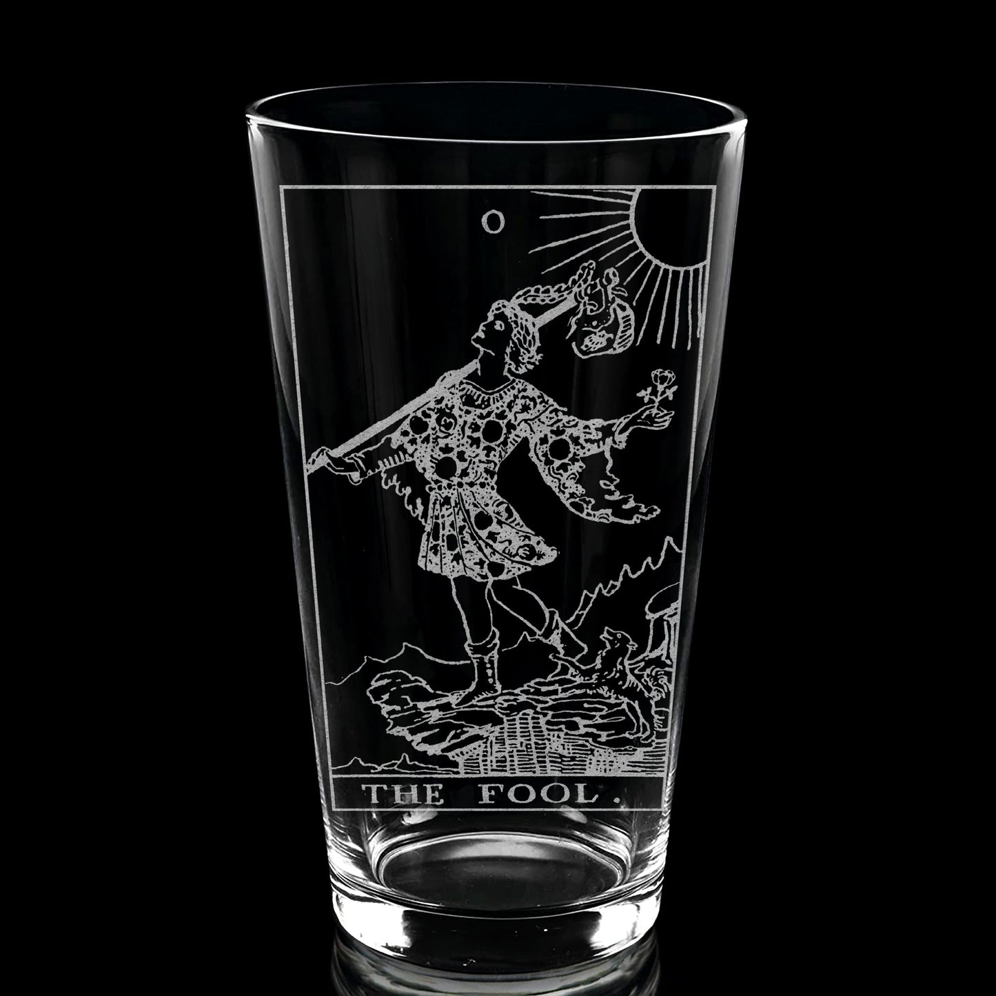 RIDER-WAITE TAROT CARD Pint Glasses by LumEngrave VYSN