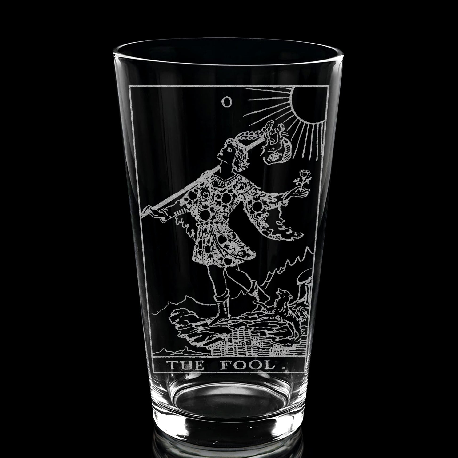 RIDER-WAITE TAROT CARD Pint Glasses by LumEngrave VYSN