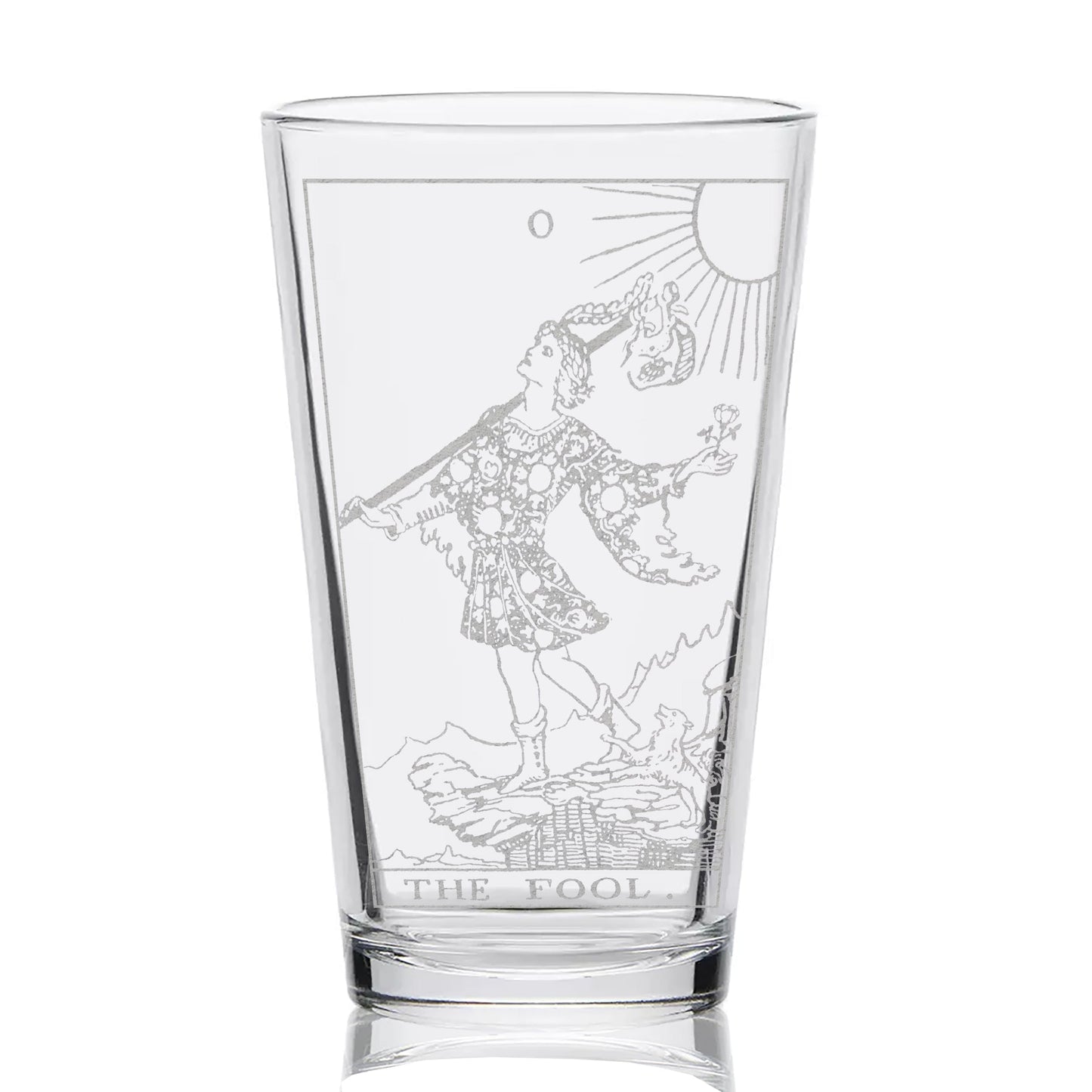 RIDER-WAITE TAROT CARD Pint Glasses by LumEngrave VYSN