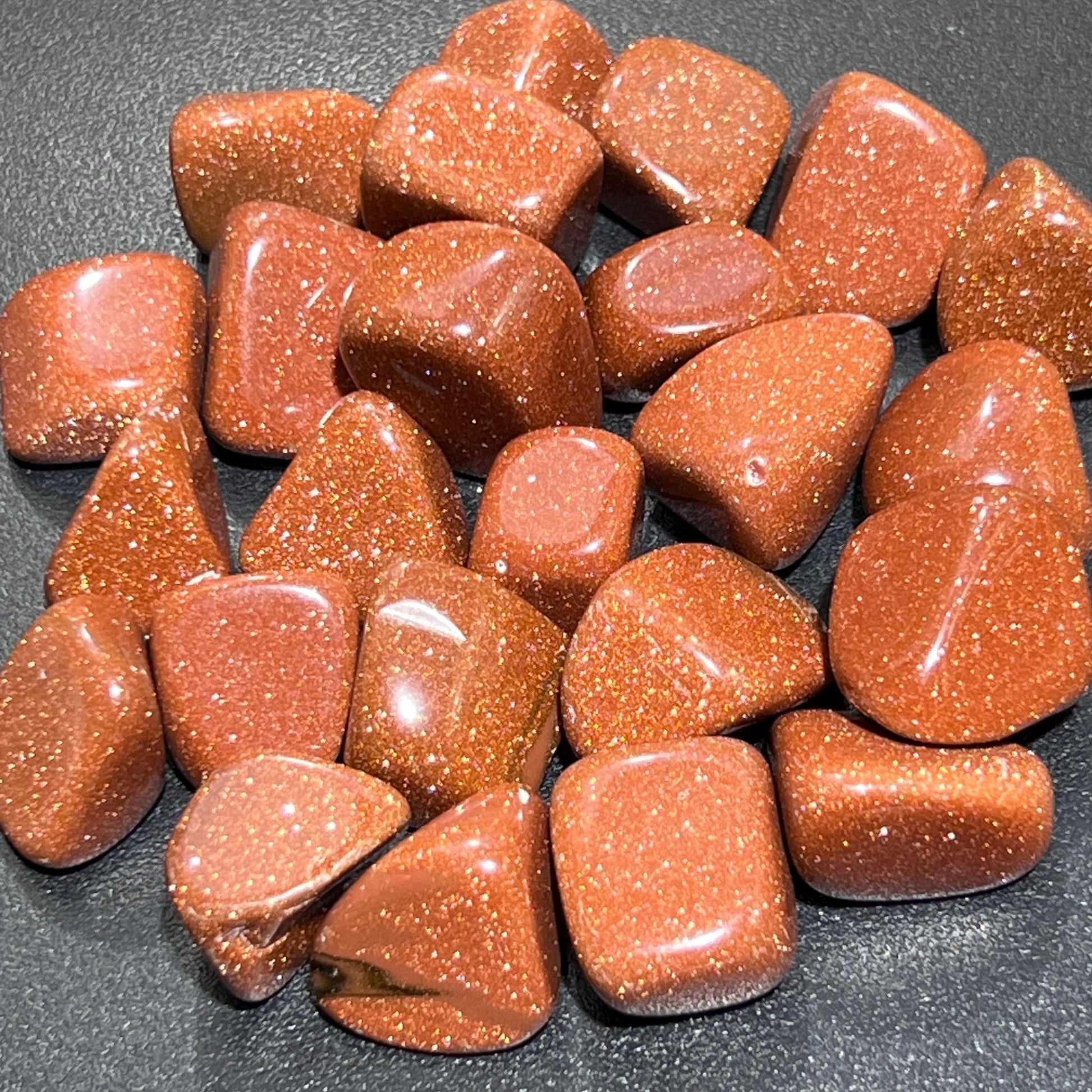 Red Goldstone Tumbled Stones (By The Piece Or Pound) Wholesale - Solar Luxe Metaphysical Store