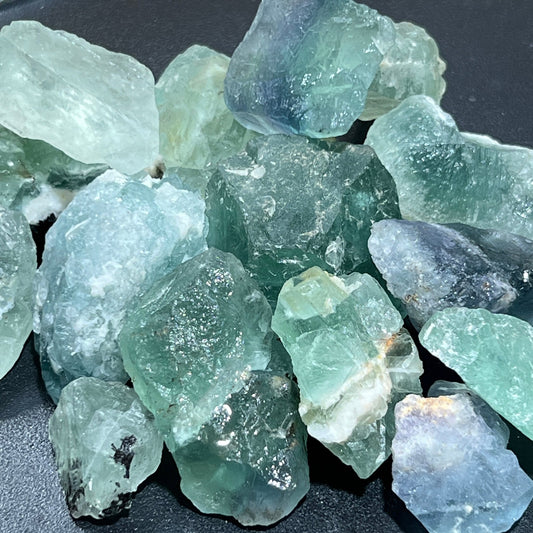 Fluorite Crystal Rough (By The Piece Or Pound) Bulk Wholesale Lot - Solar Luxe Metaphysical Store