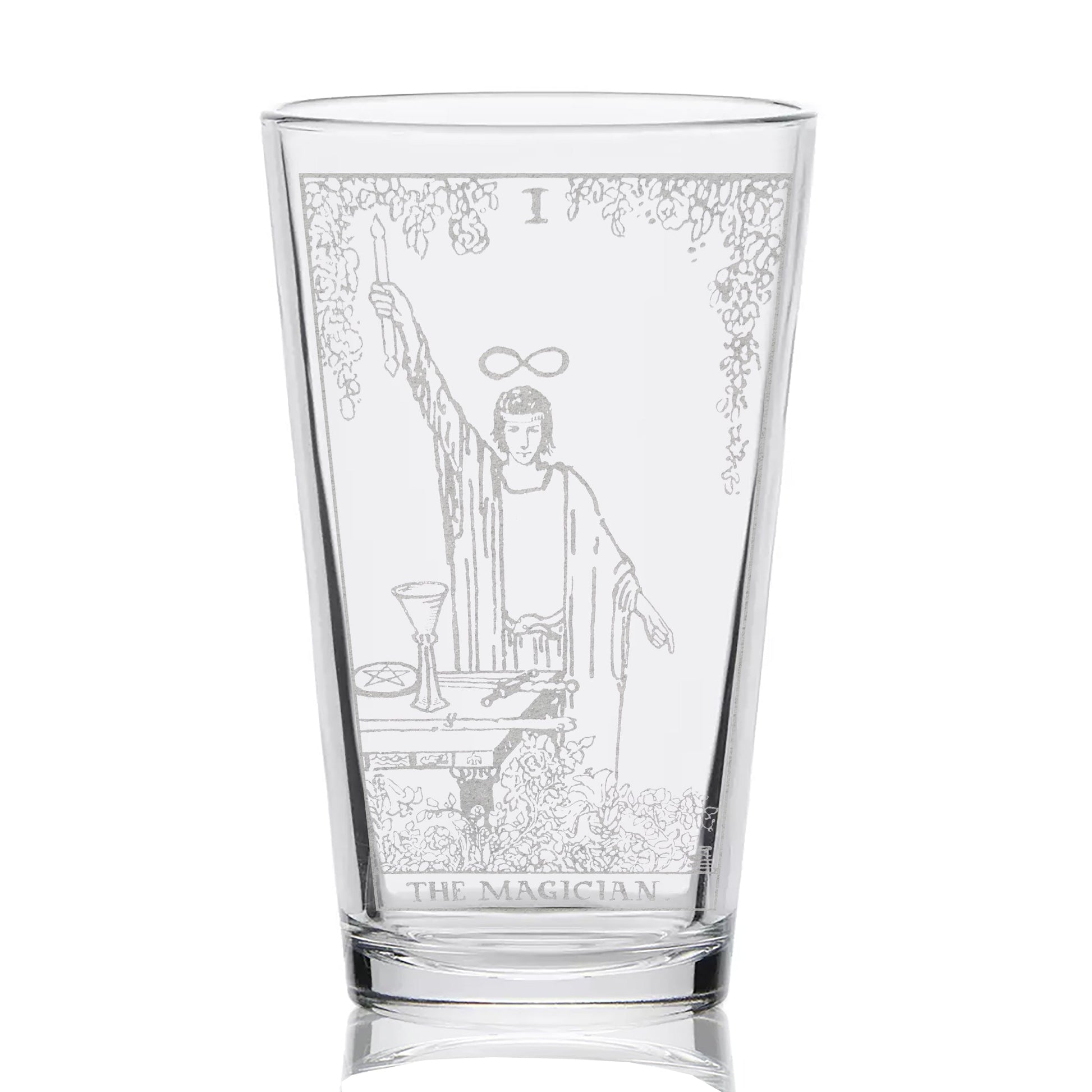 RIDER-WAITE TAROT CARD Pint Glasses by LumEngrave VYSN