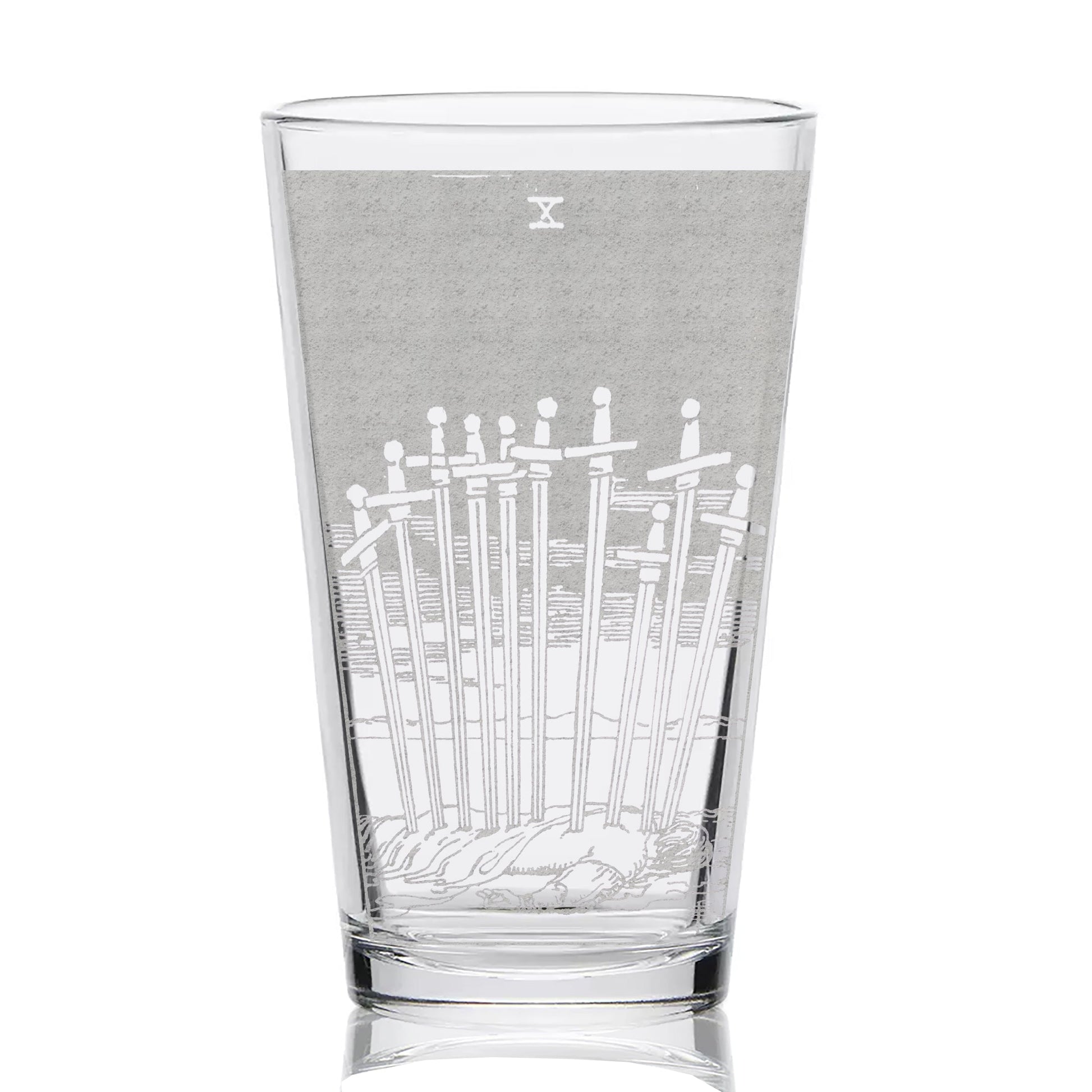 RIDER-WAITE TAROT CARD Pint Glasses by LumEngrave VYSN