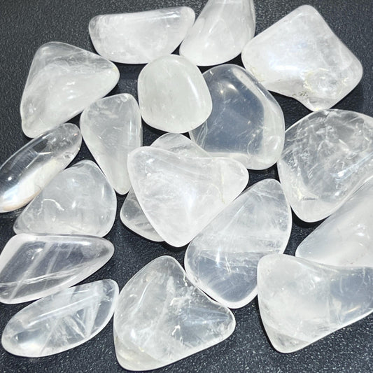 Girasol Moon Quartz Crystal Tumbled (By The Piece Or Pound) Bulk Wholesale Polished Gemstones - Solar Luxe Metaphysical Store