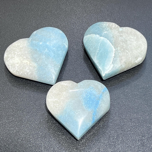 Trolleite Heart Gemstone Decor Carving Supply Amazing Crystals