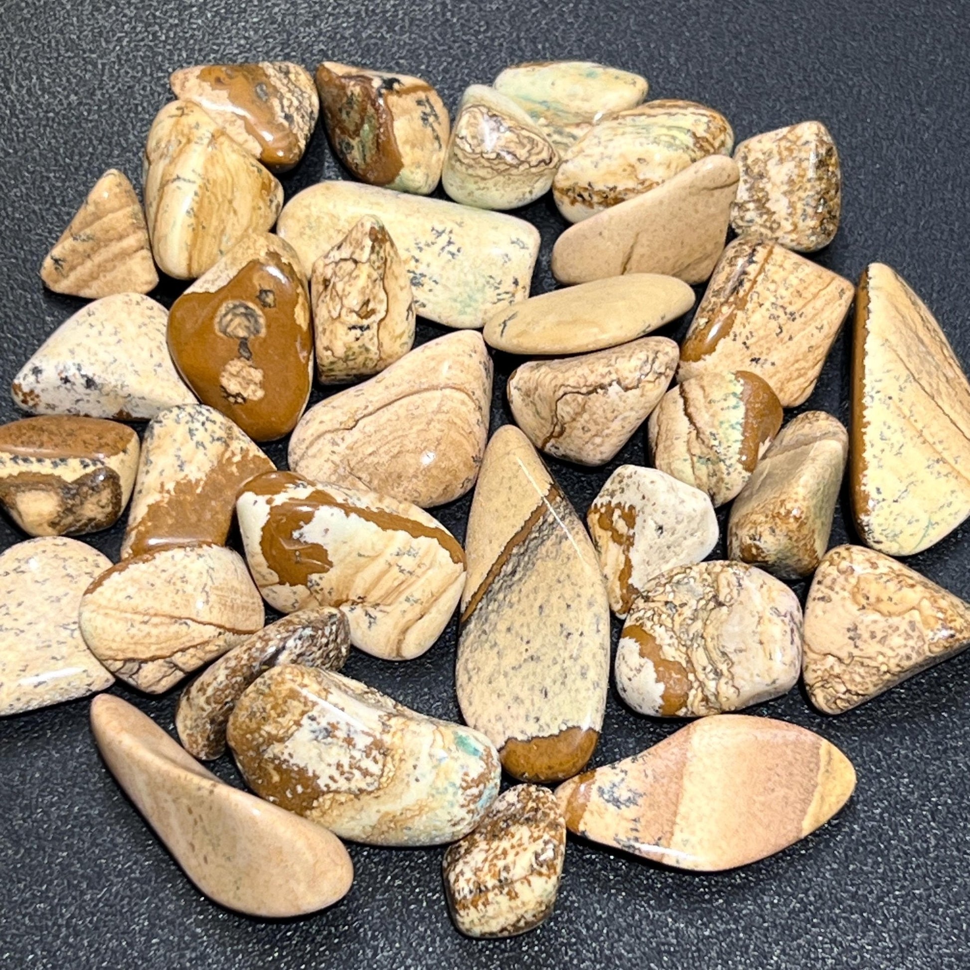 Picture Jasper Tumbled Stones (By The Piece Or Pound) Wholesale Amazing Crystals