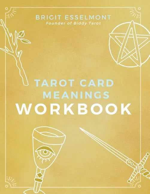 Tarot Card Meanings Workbook - Paperback Books by splitShops
