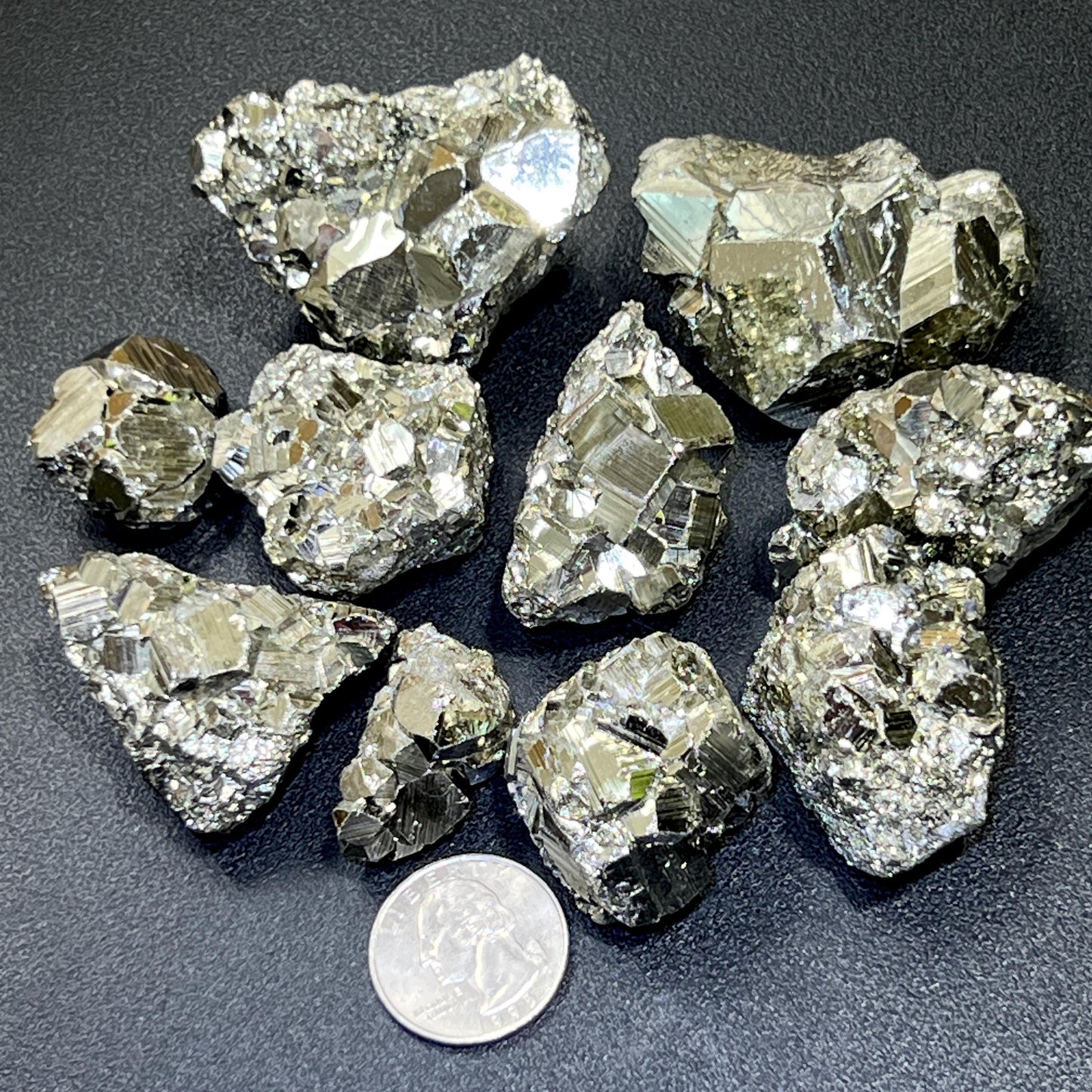 Extra Quality Premium Pyrite Small Crystal Clusters (By The Piece Or Pound) Peru Rough Wholesale Amazing Crystals