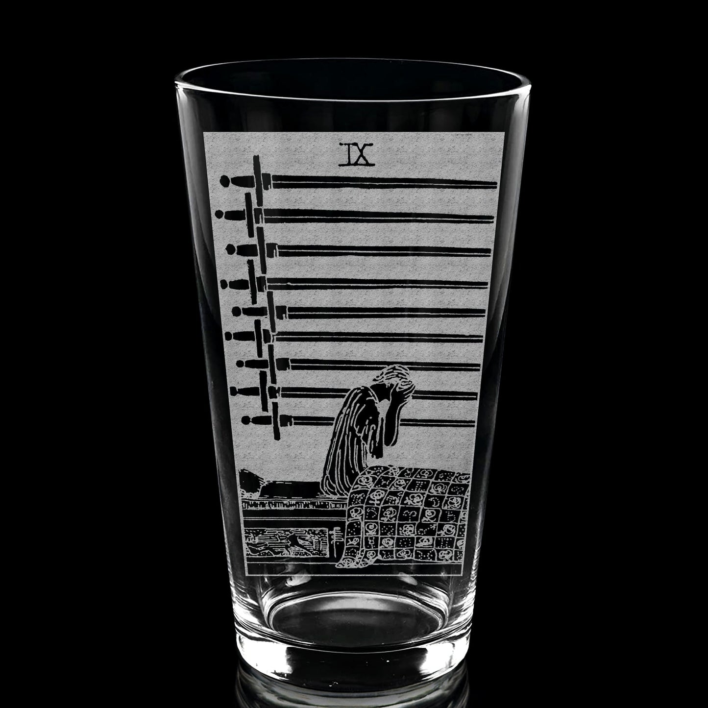 RIDER-WAITE TAROT CARD Pint Glasses by LumEngrave VYSN