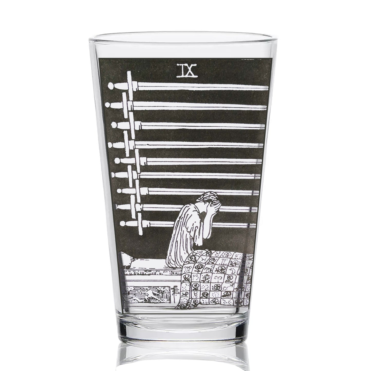 RIDER-WAITE TAROT CARD Pint Glasses by LumEngrave VYSN