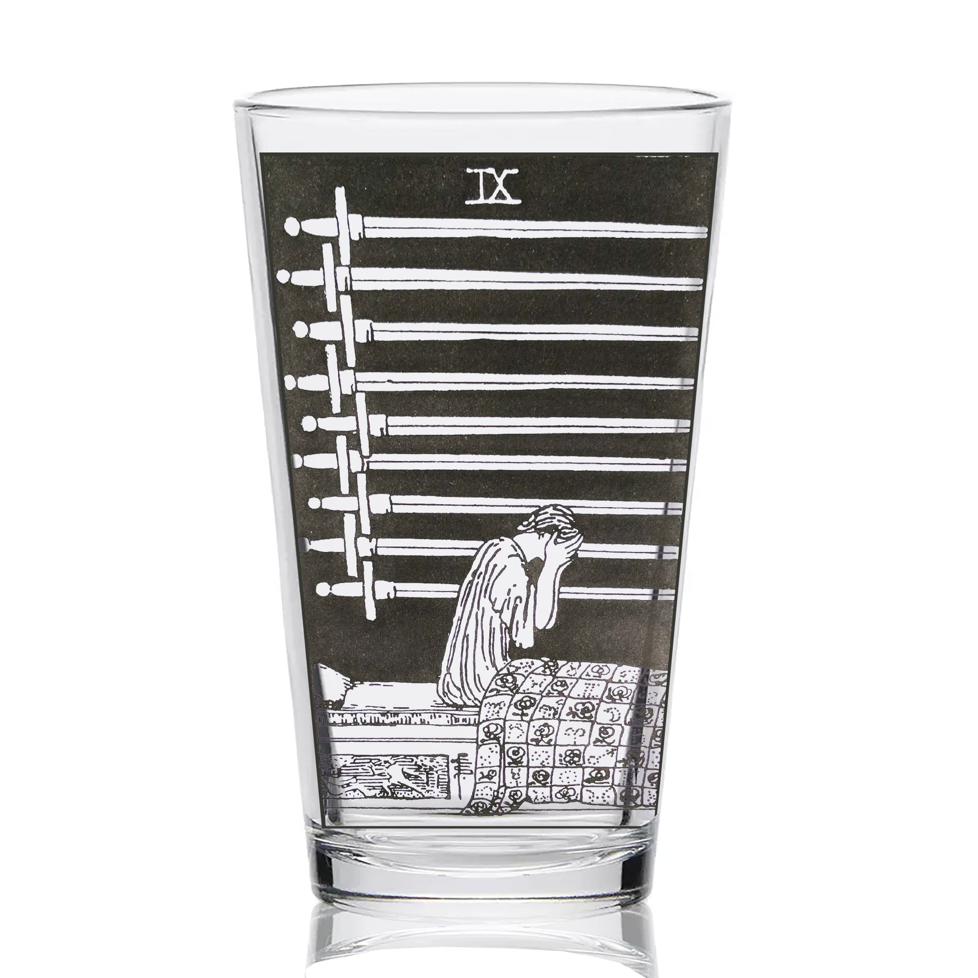 RIDER-WAITE TAROT CARD Pint Glasses by LumEngrave VYSN