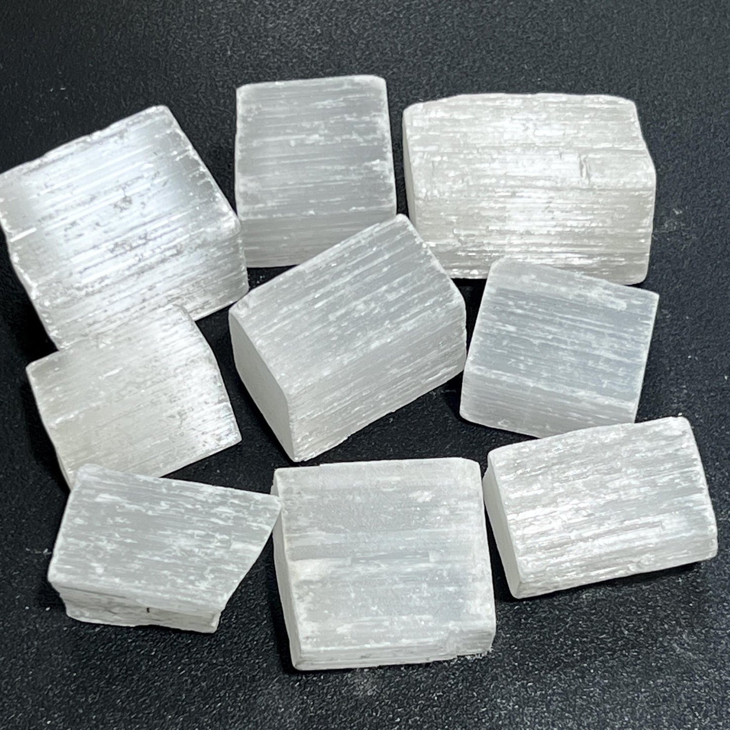 Selenite Stain Spar Crystal Rough Raw Stones (By The Piece or Pound) - Solar Luxe Metaphysical Store