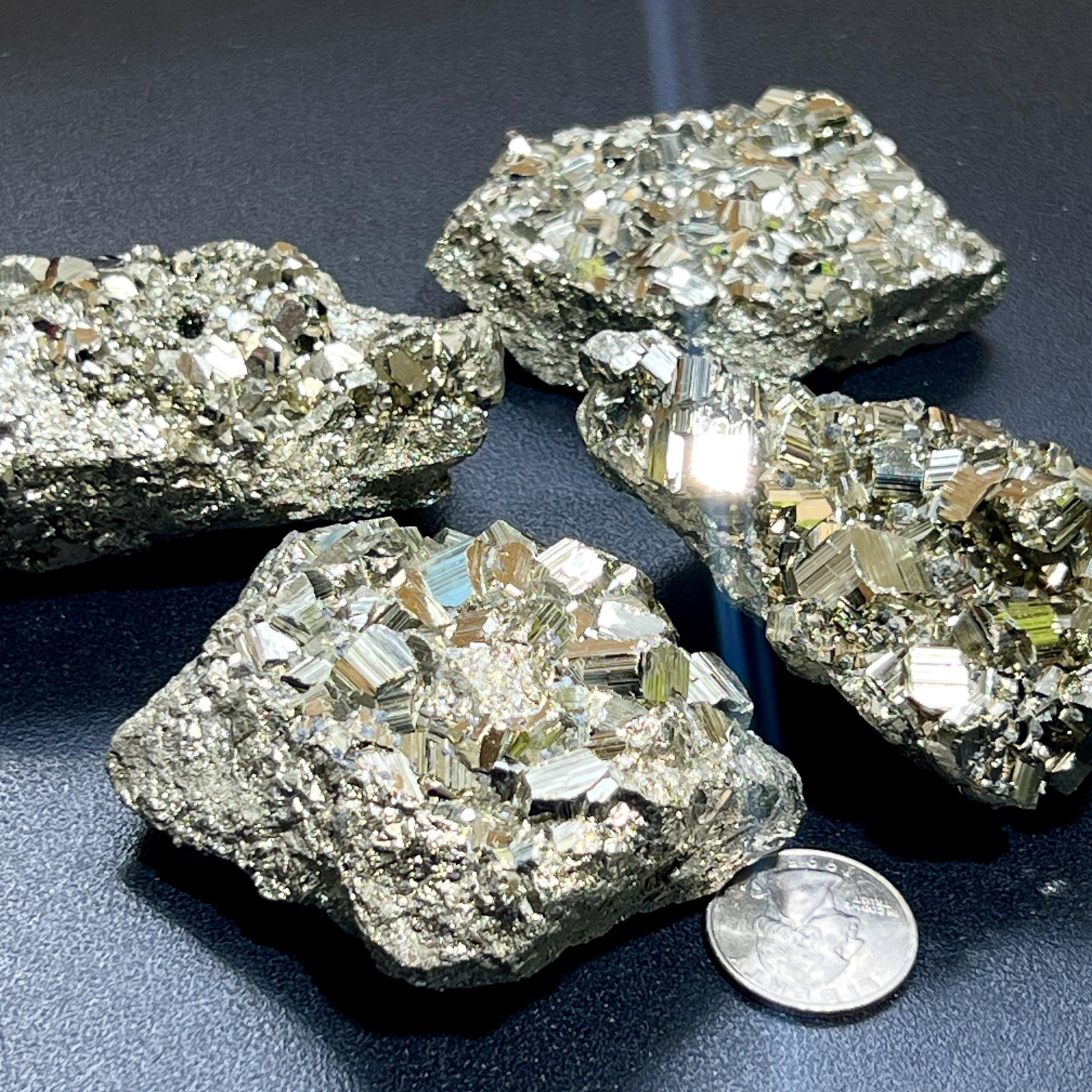 Extra Quality Premium Pyrite Crystal Clusters (By The Piece Or Pound) Peru Rough Cocos Fools Gold Nuggets Wholesale Amazing Crystals