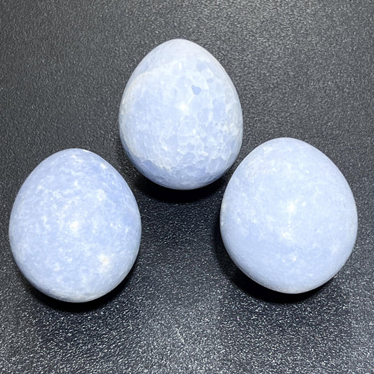 Blue Celestite Crystal Egg Polished Carving Wholesale Gemstone Decor Supply Amazing Crystals