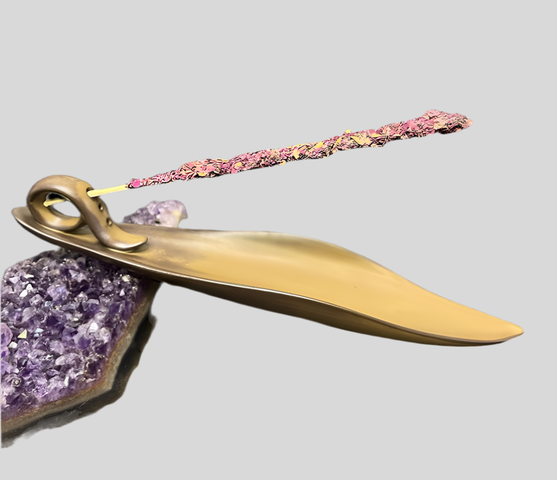 Leaf Incense Holder Sacred Scents Sanctuary