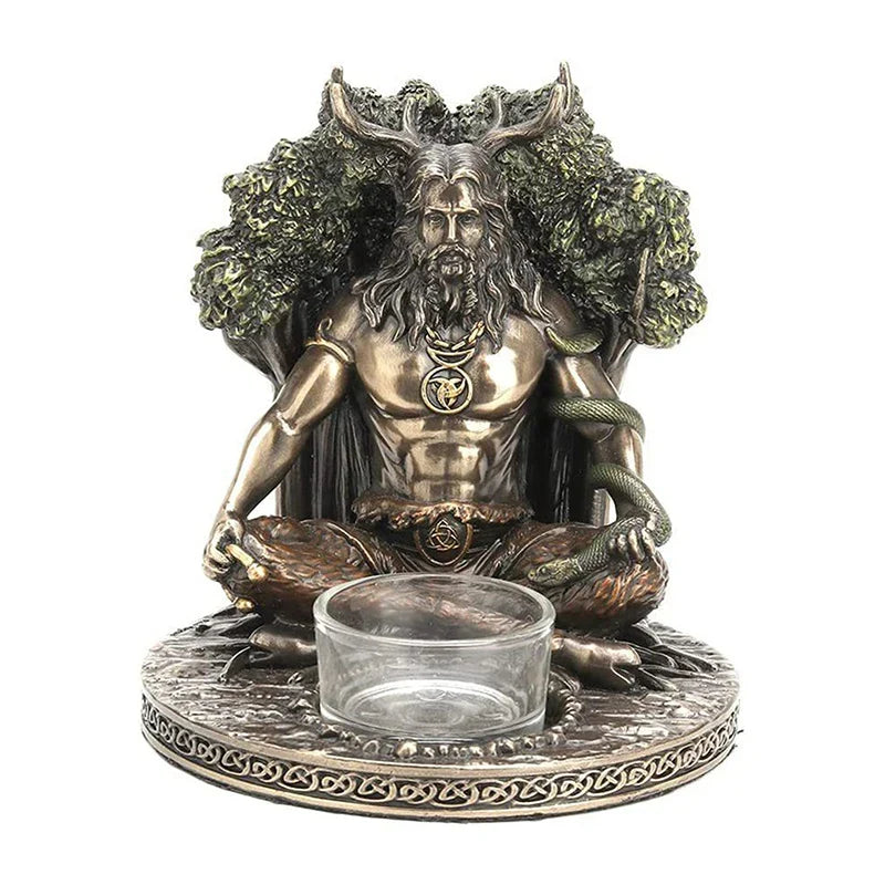 Celtic God & Goddess Candle Holder Green Witch Creations