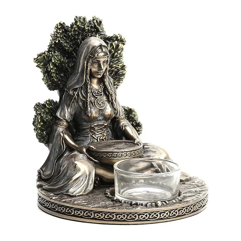 Celtic God & Goddess Candle Holder Green Witch Creations