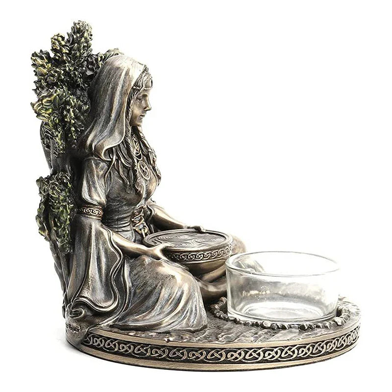 Celtic God & Goddess Candle Holder Green Witch Creations