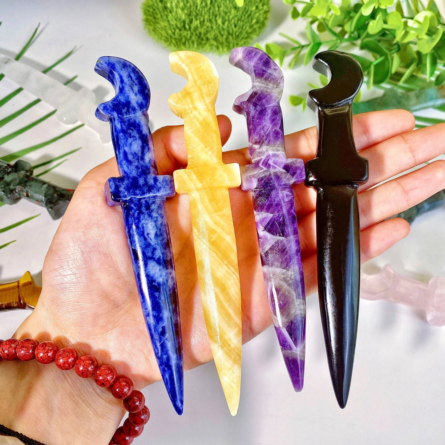 Crystal Athames Green Witch Creations