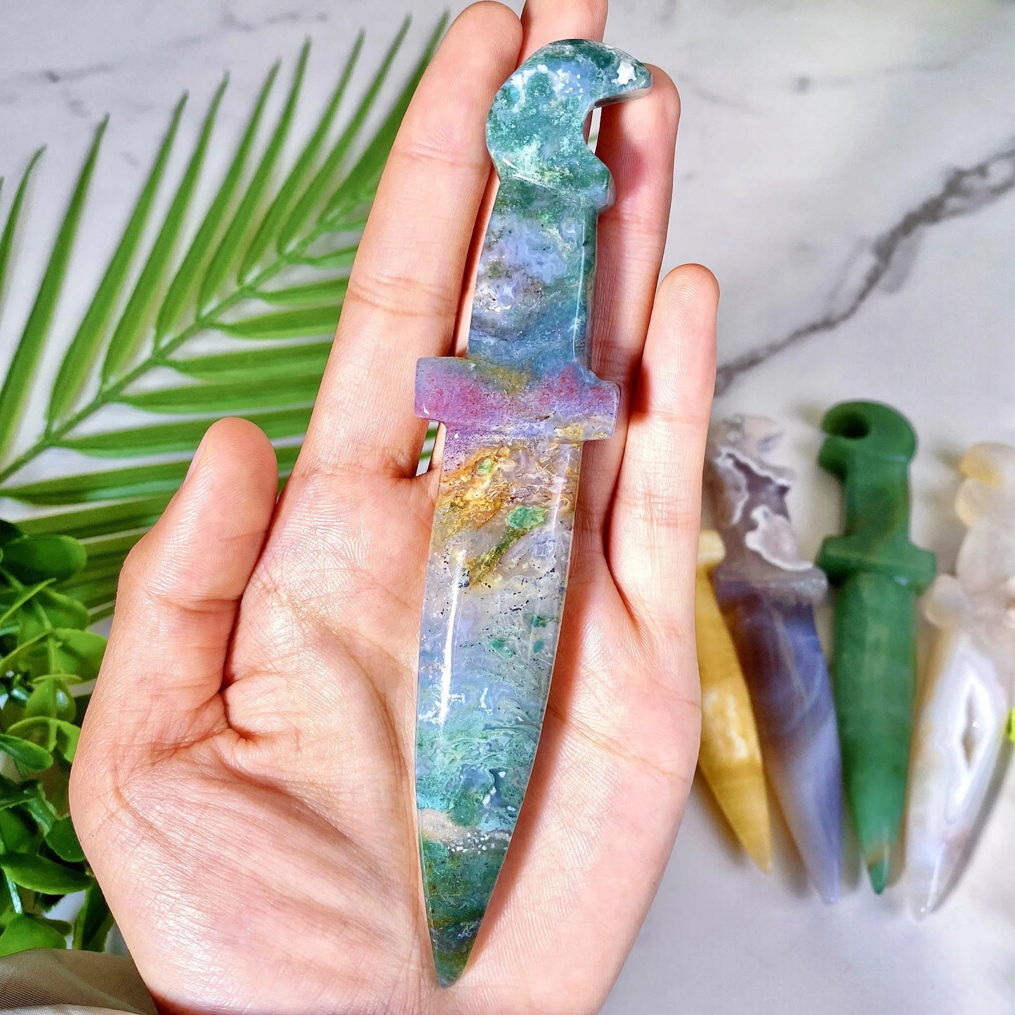 Crystal Athames Green Witch Creations