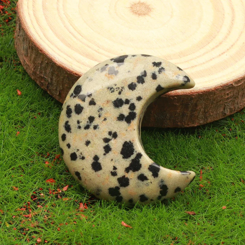 Assorted Crystal Moons Green Witch Creations