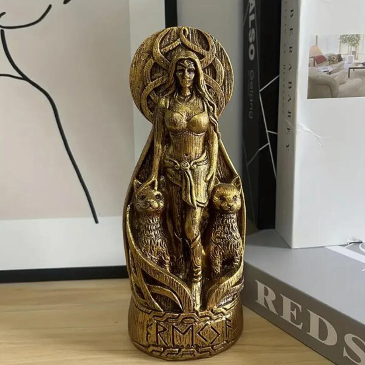 Freya Goddess Statue Green Witch Creations