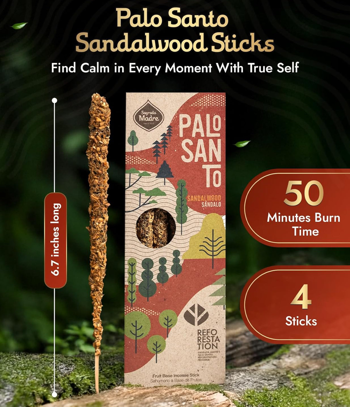 Sandalwood Palo Santo Incense Sacred Scents Sanctuary