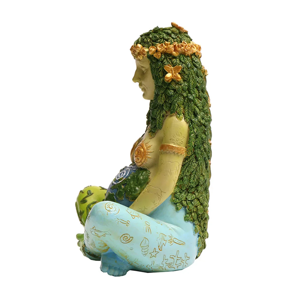 Gaia Earth Goddess Statue Green Witch Creations