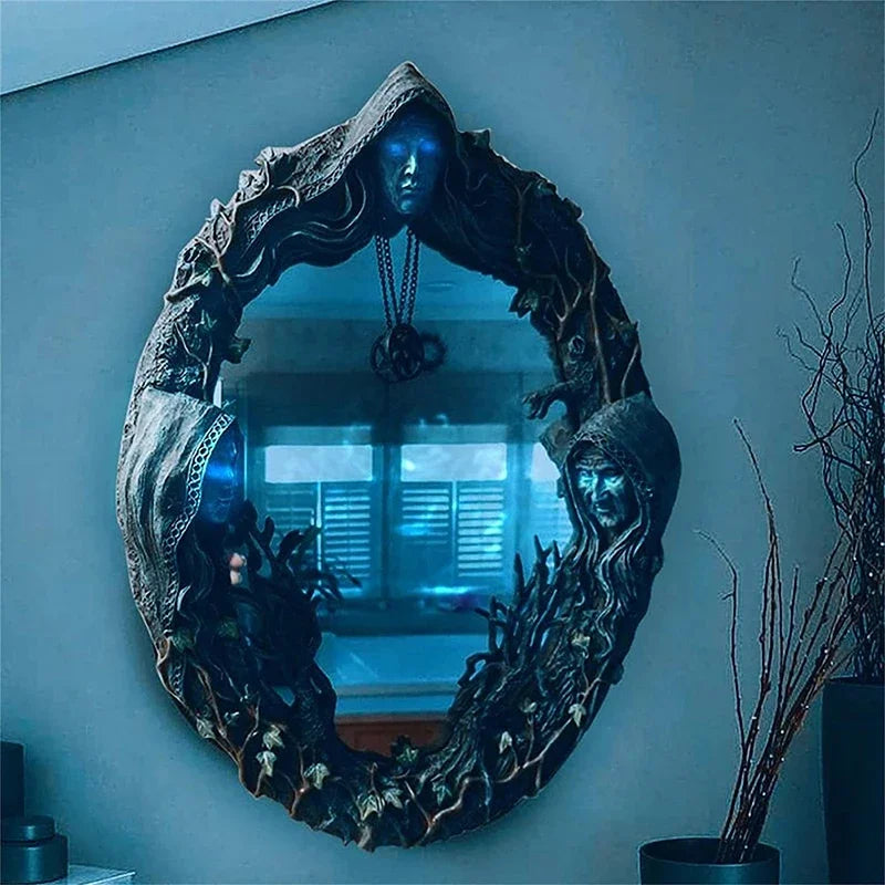 Triple Goddess Mirror Green Witch Creations