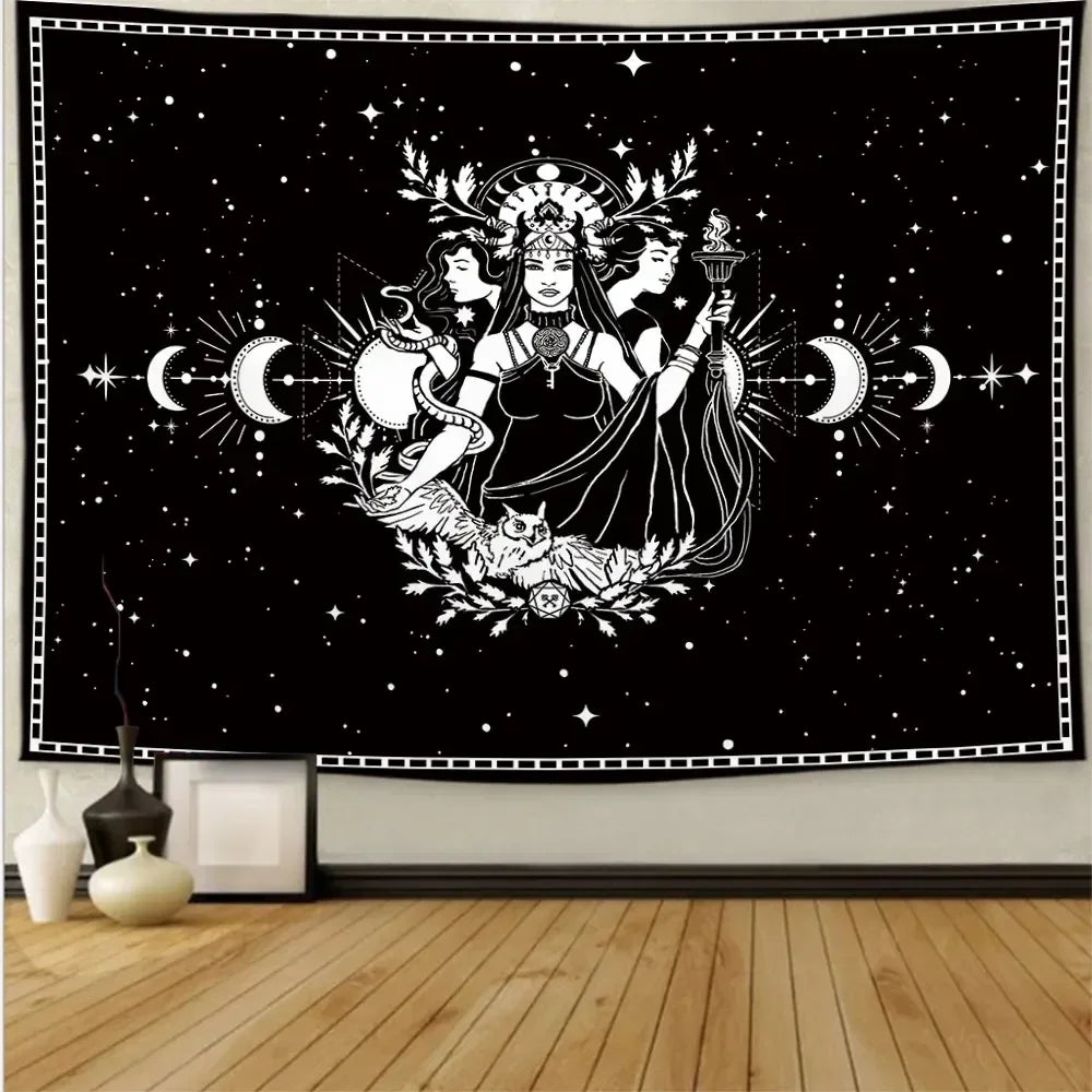 Witchy Design Tapestries Green Witch Creations