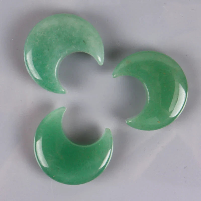 Assorted Crystal Moons Green Witch Creations
