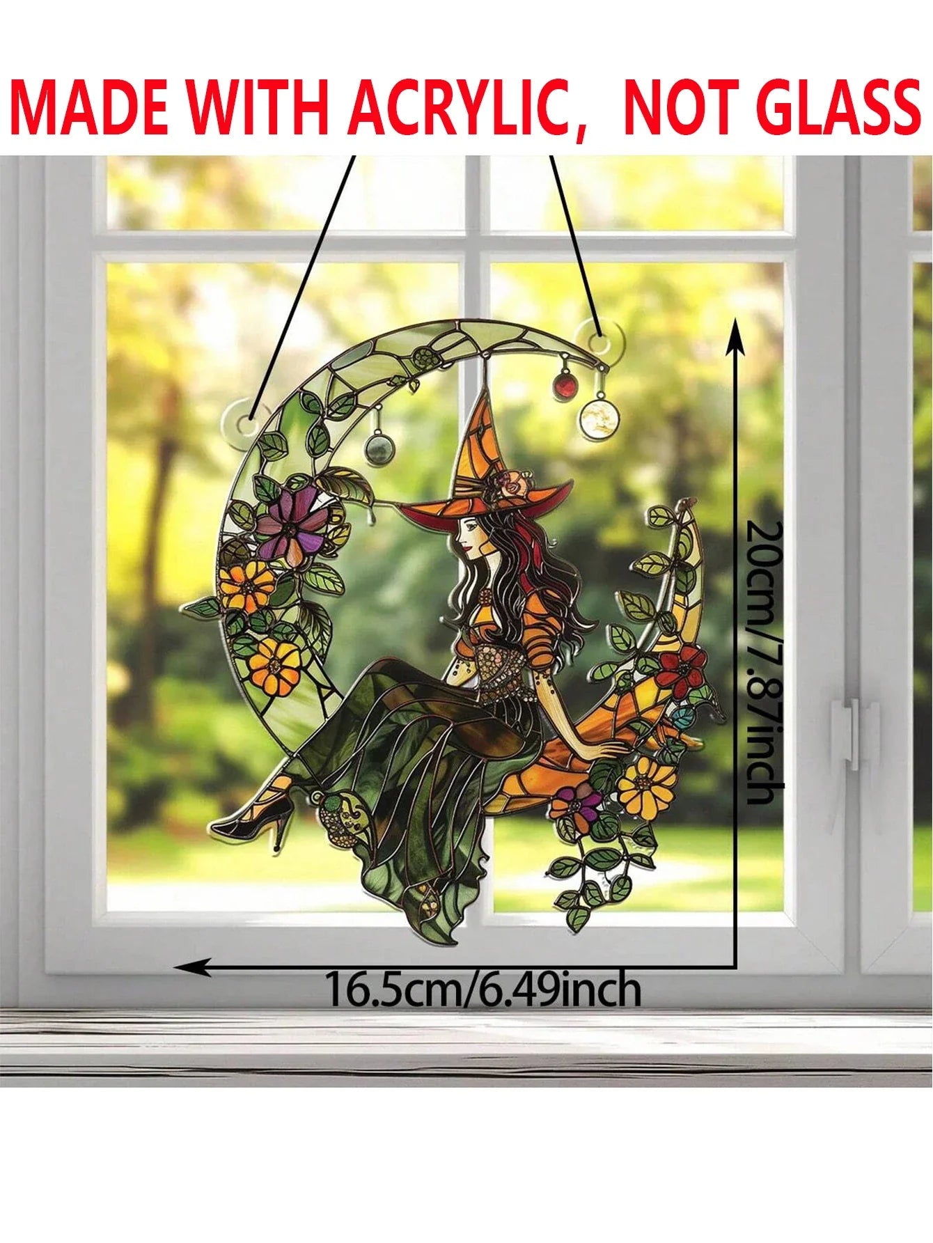 Green Witch Moon Sun Catcher Green Witch Creations