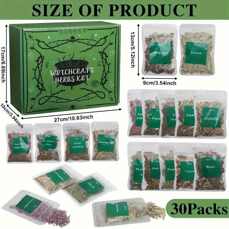 Green Witchcraft Herbs Kit Green Witch Creations