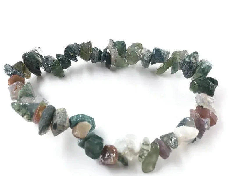 Crystal Chip Bead Bracelets Green Witch Creations