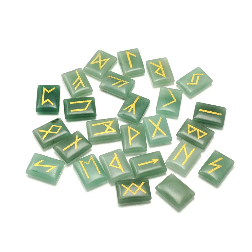 Crystal Runes Green Witch Creations