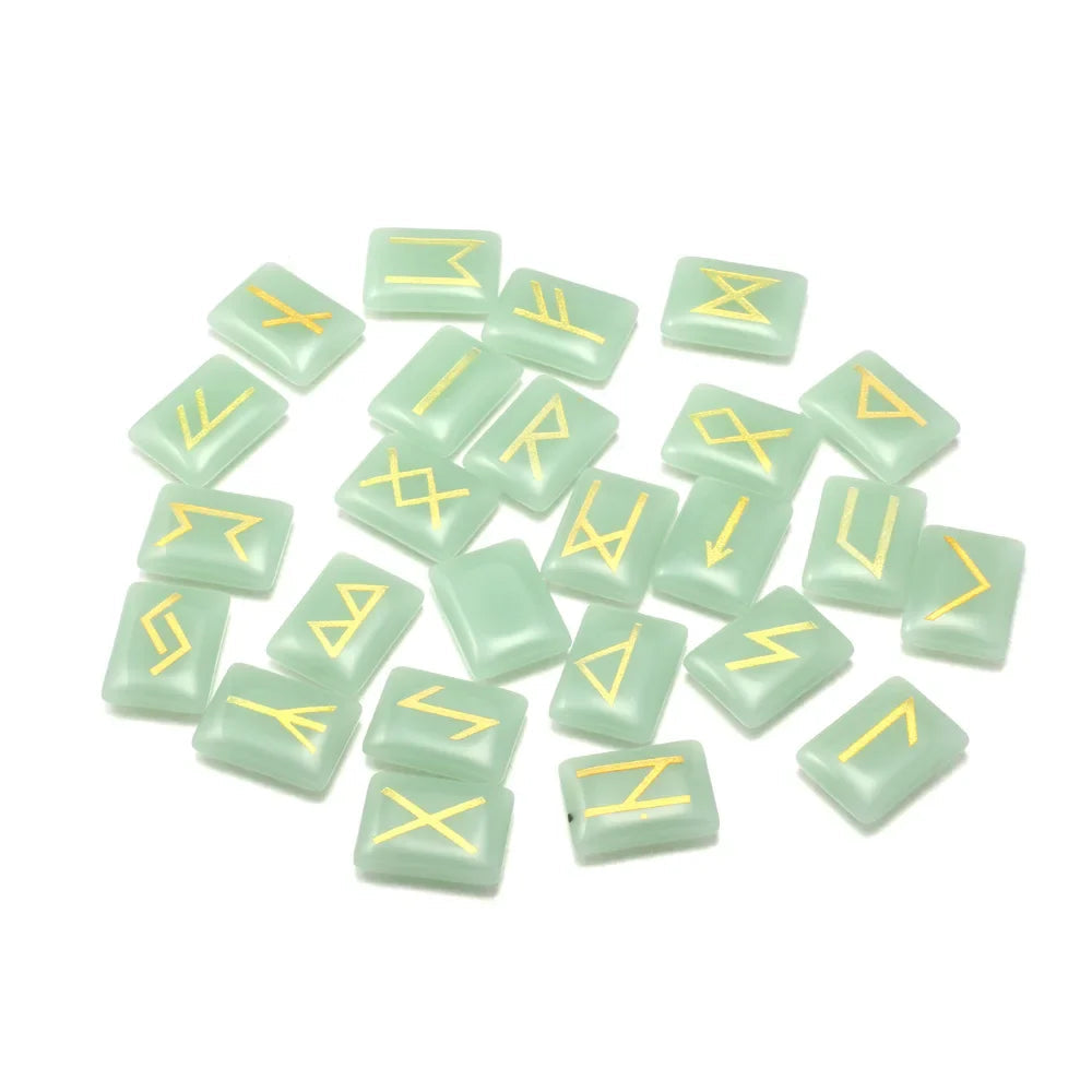 Crystal Runes Green Witch Creations