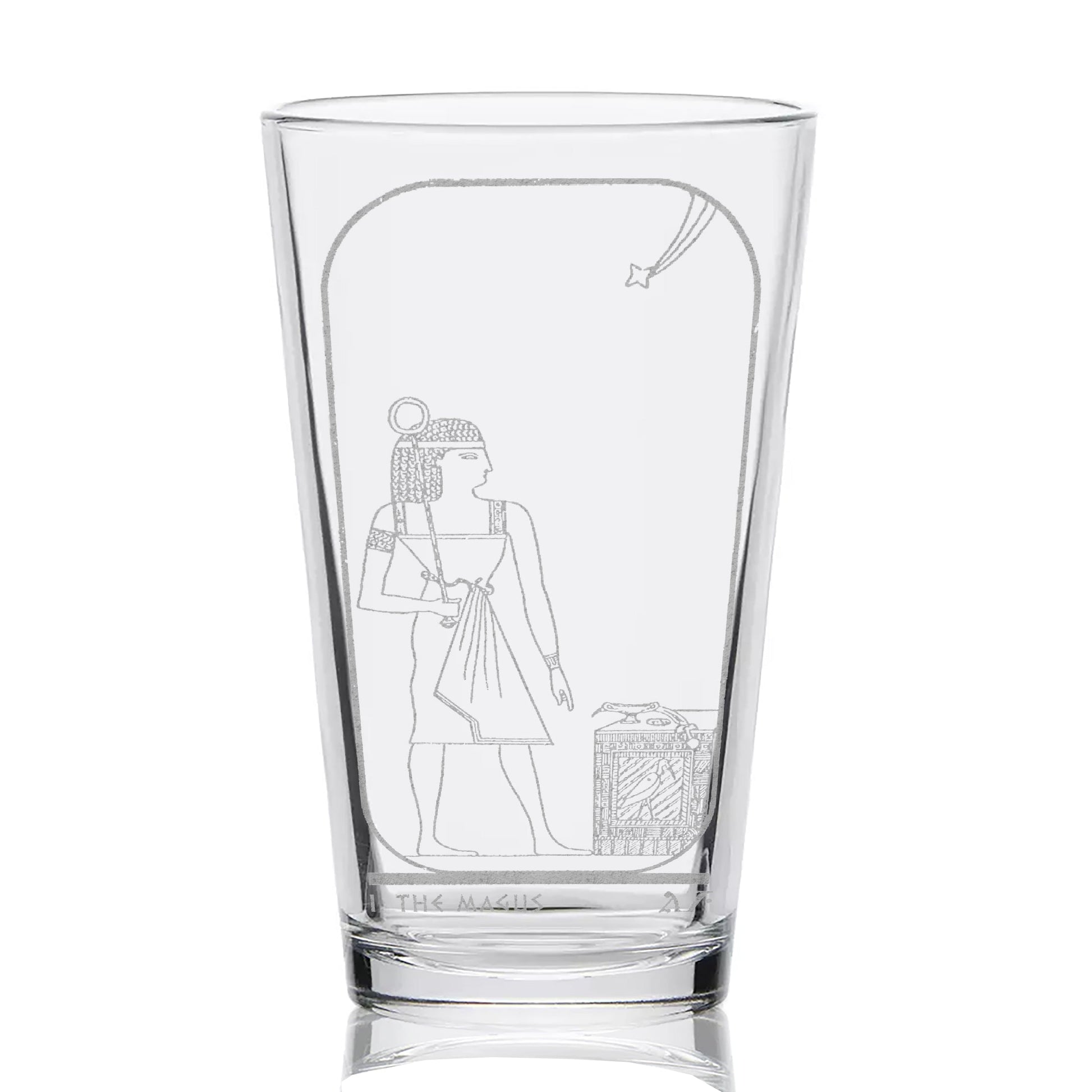 EGYPTIAN TAROT CARD Pint Glasses by LumEngrave VYSN