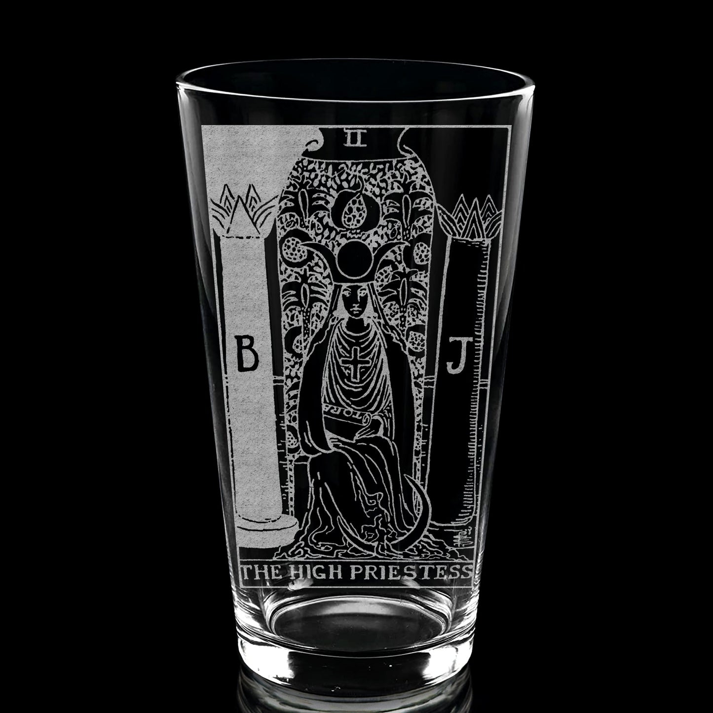 RIDER-WAITE TAROT CARD Pint Glasses by LumEngrave VYSN