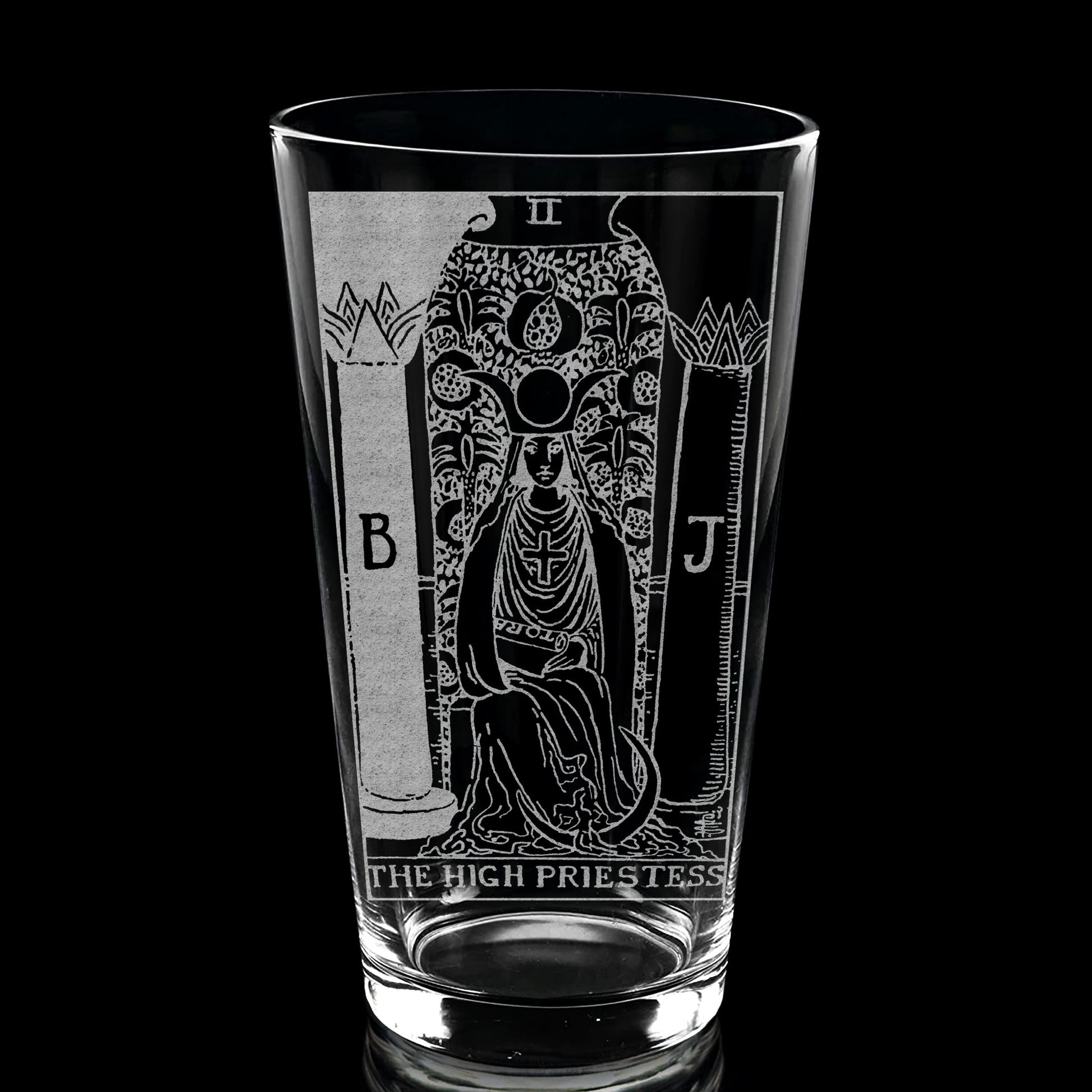 RIDER-WAITE TAROT CARD Pint Glasses by LumEngrave VYSN