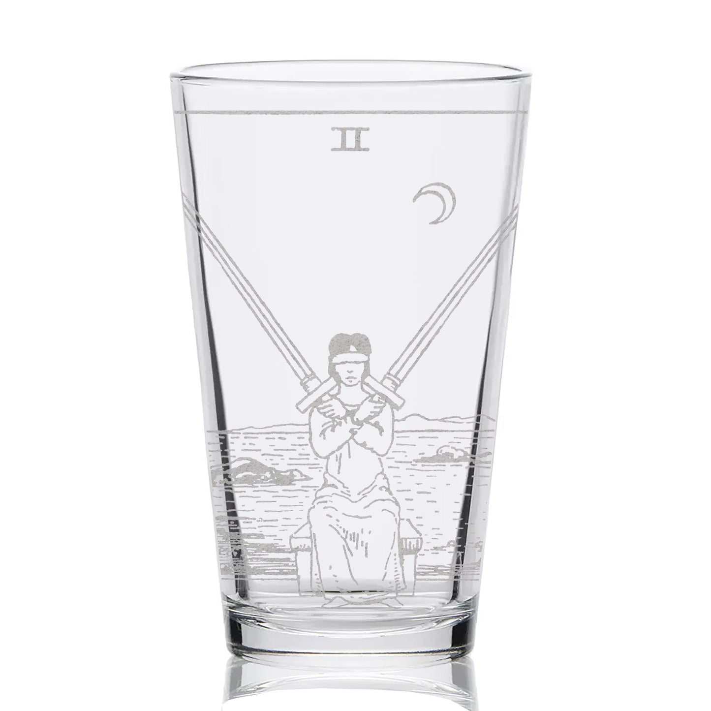 RIDER-WAITE TAROT CARD Pint Glasses by LumEngrave VYSN