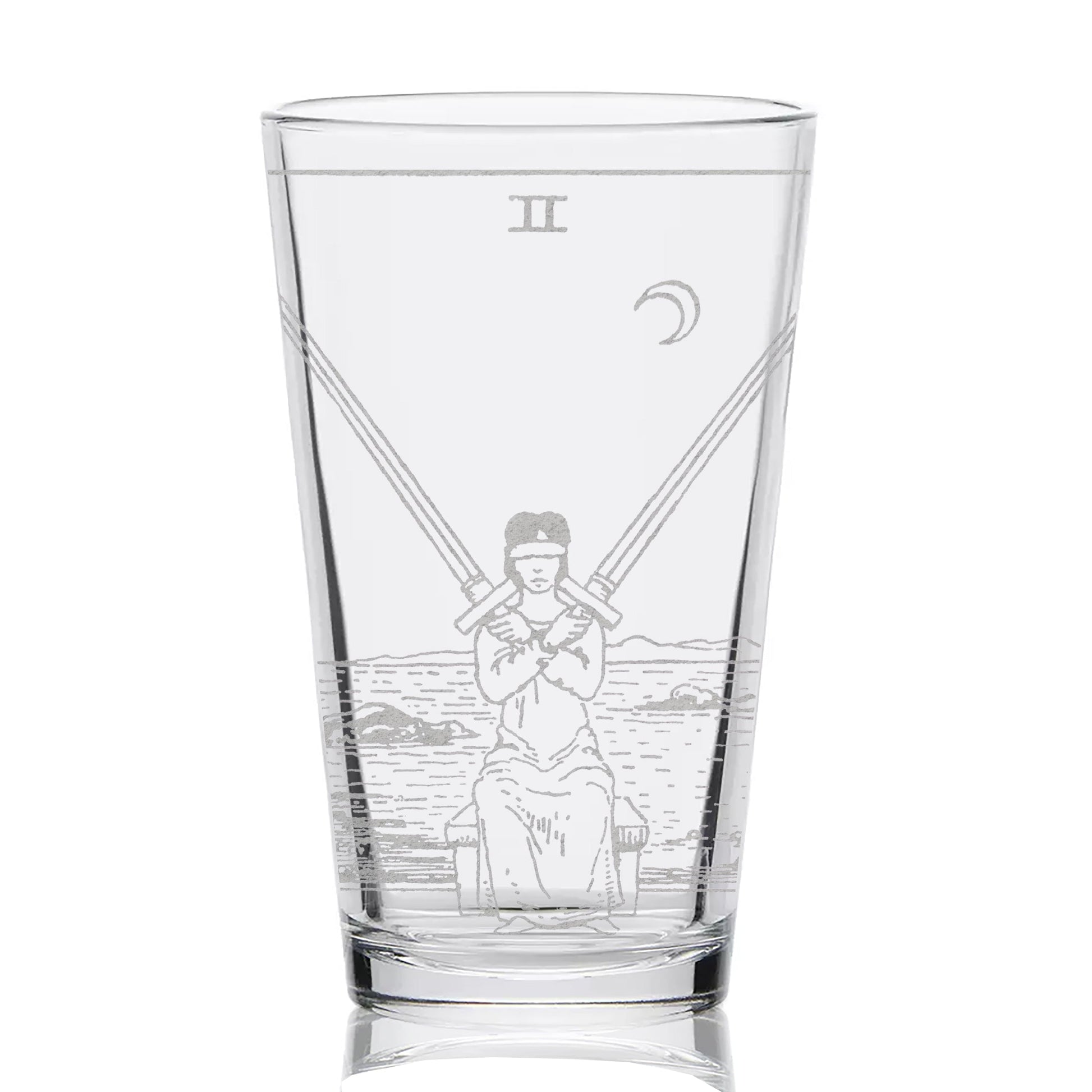 RIDER-WAITE TAROT CARD Pint Glasses by LumEngrave VYSN
