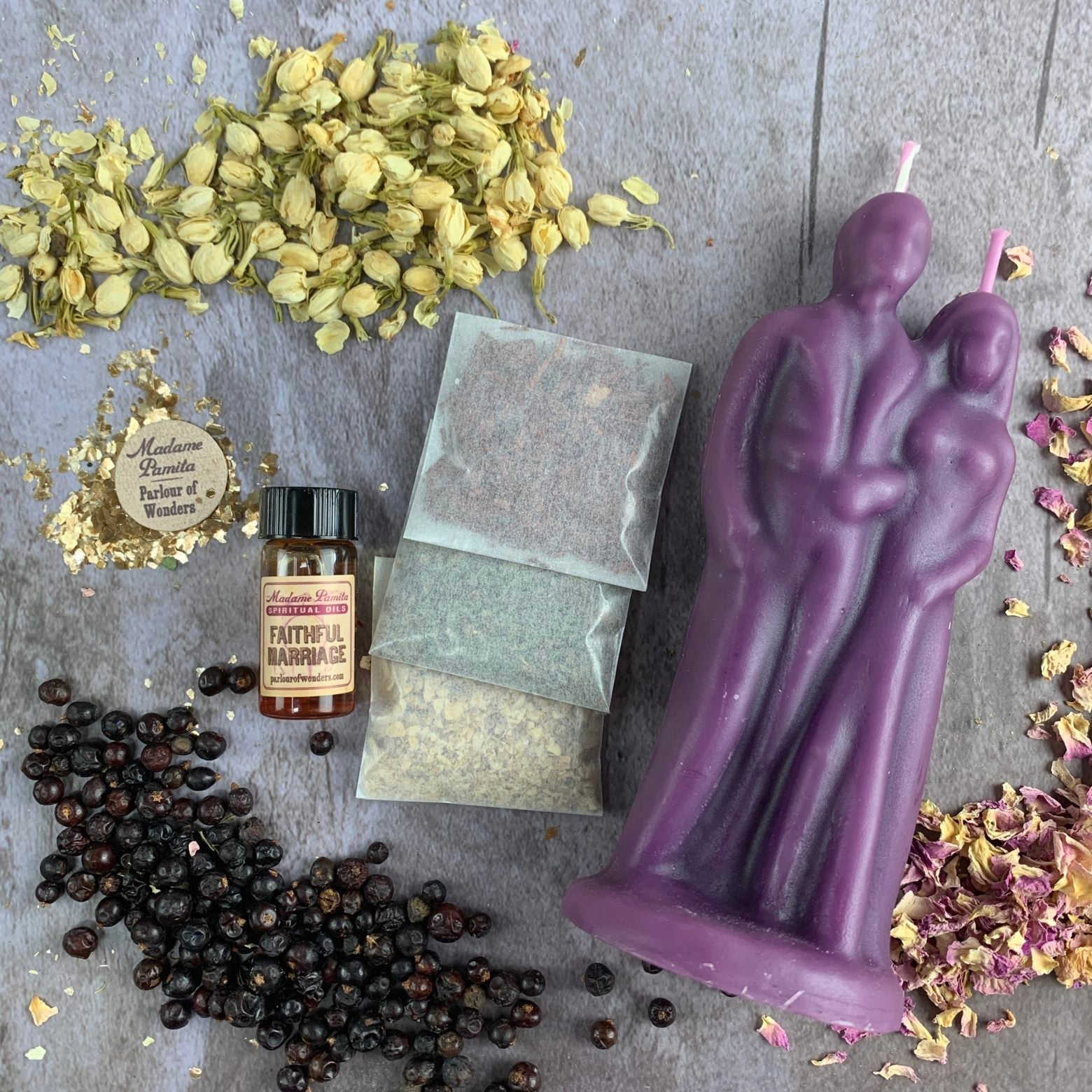 Happy Marriage Candle Spell Kit Parlour of Wonders
